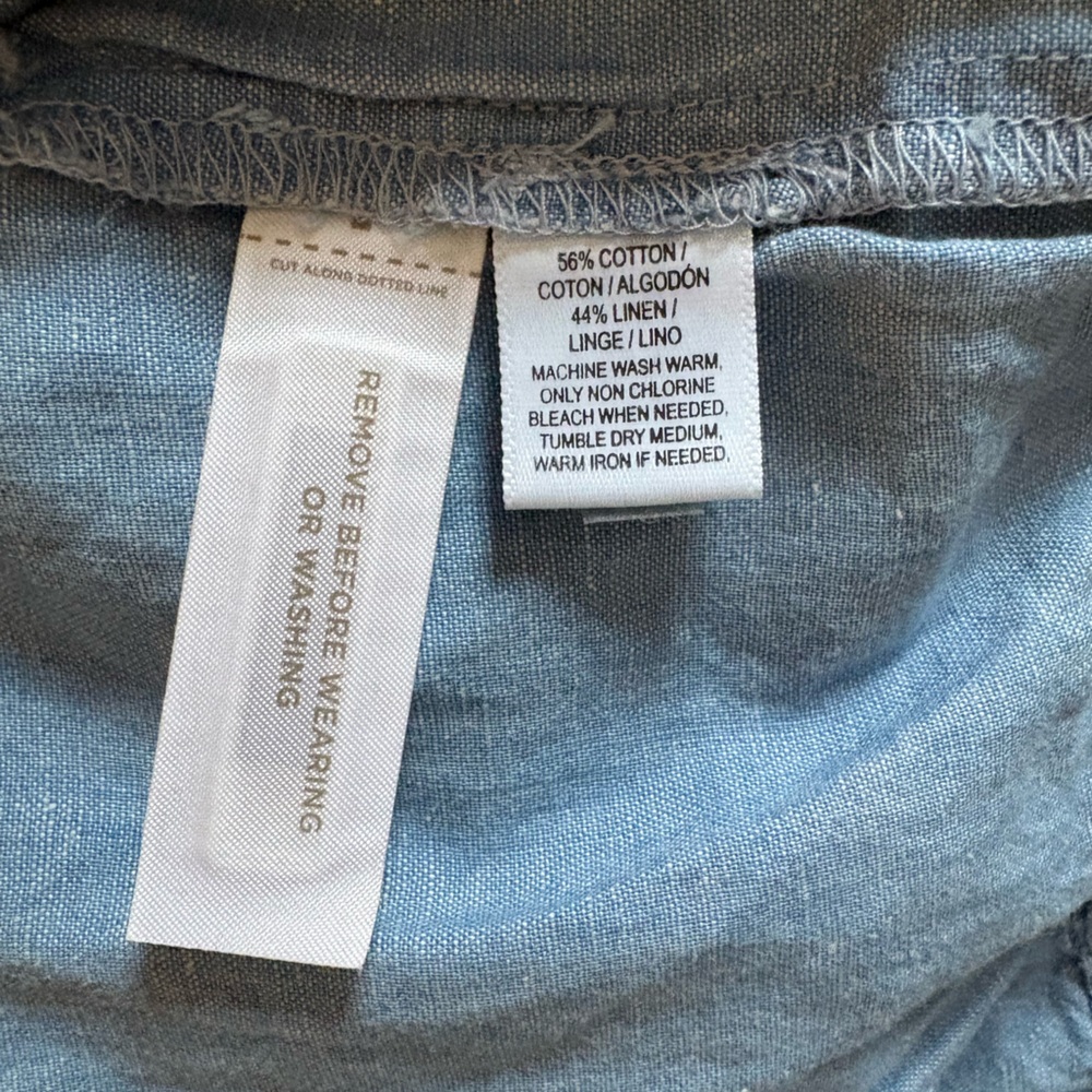 LOFT Romper, Cotton & Linen, New with Tag - Picture 6 of 8